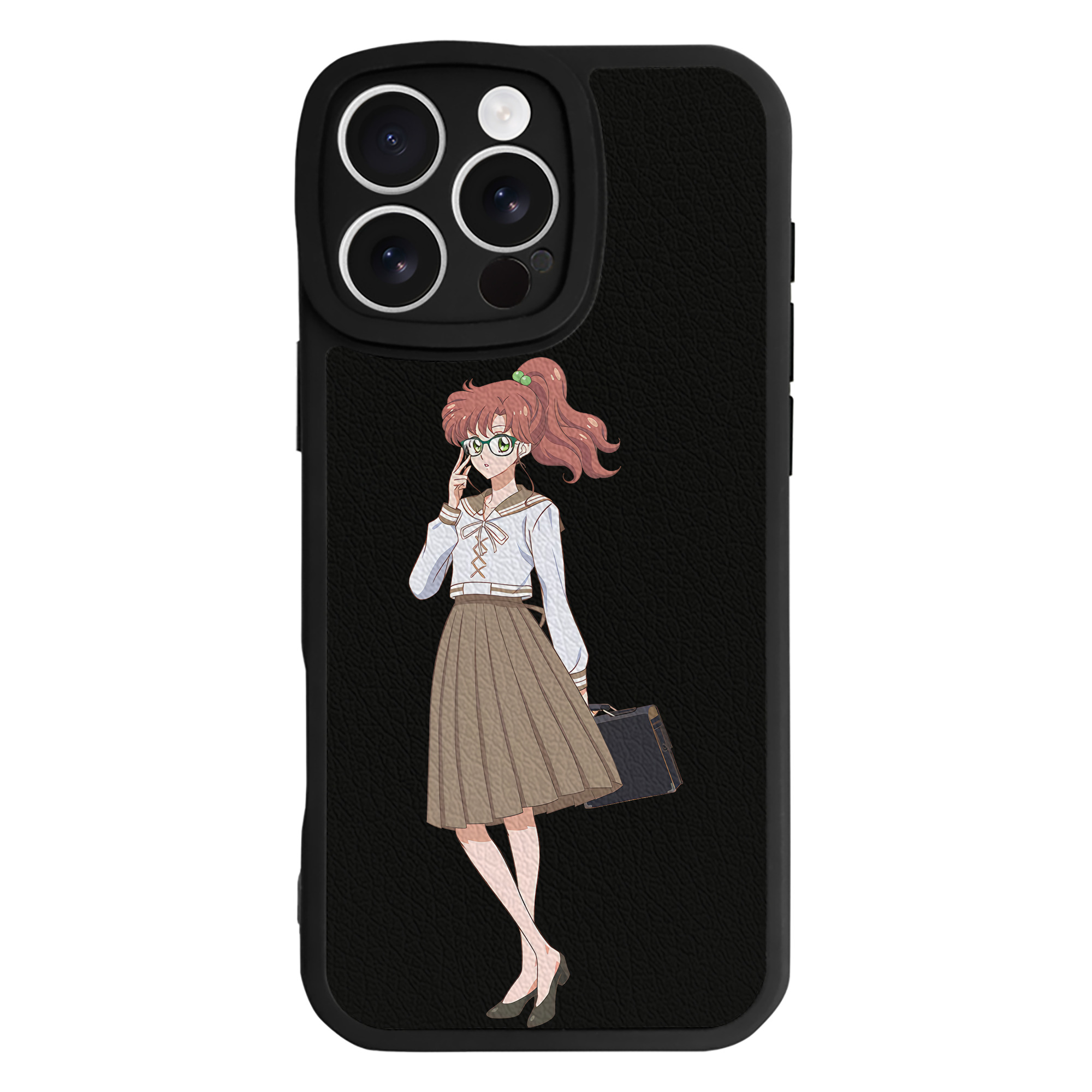 （画像用） 美少女戦士セーラームーン 木野 まこと きの まこと Sailor Moon Kino Makoto （セーラージュピター；Sailor Jupiter） 【iPhone 16シリーズ対応】シリコンスマホケース（レザー調） 材質：シリコン
